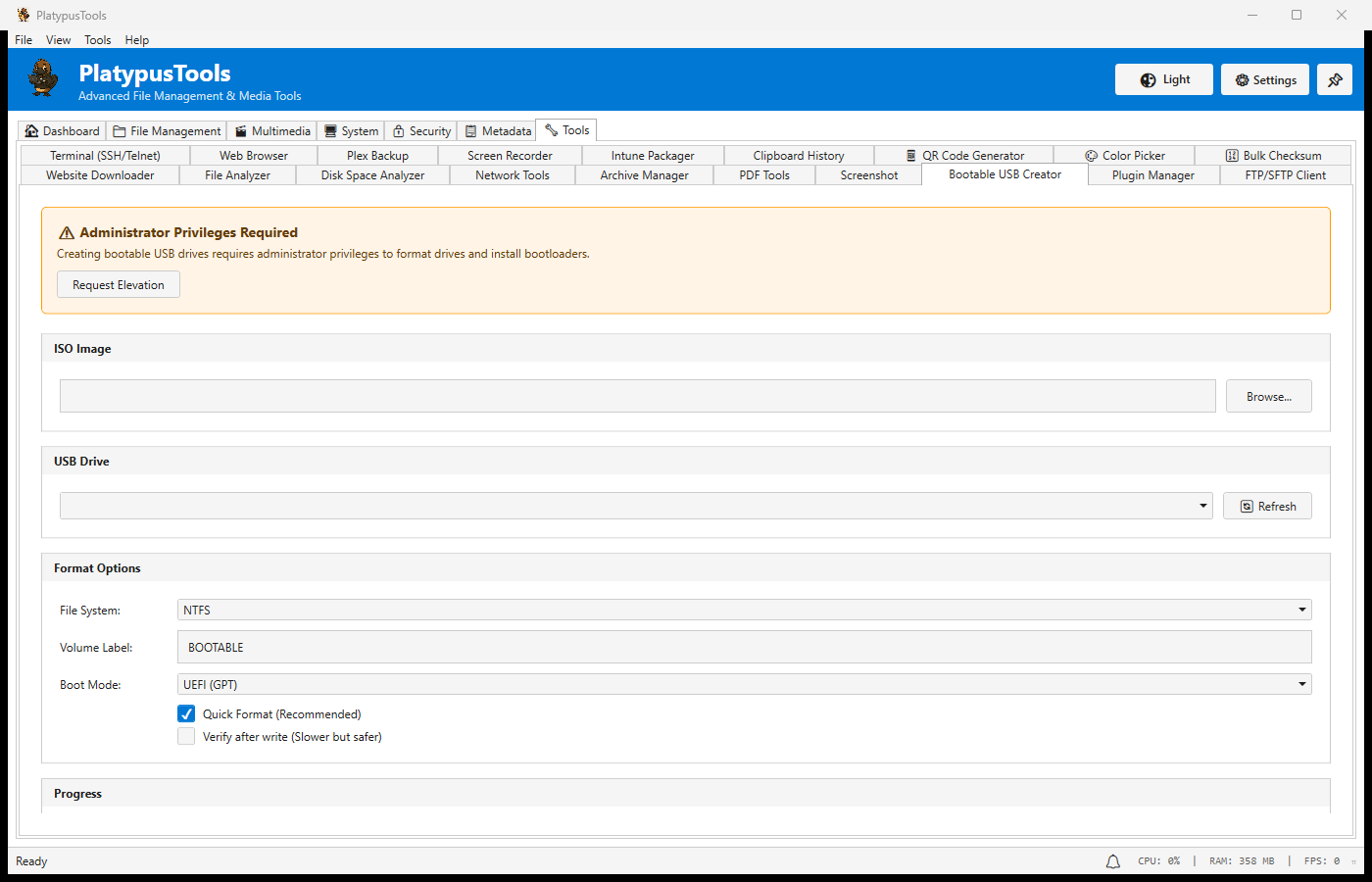 Bootable USB Creator